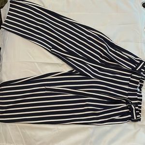 Casual blue and white pants